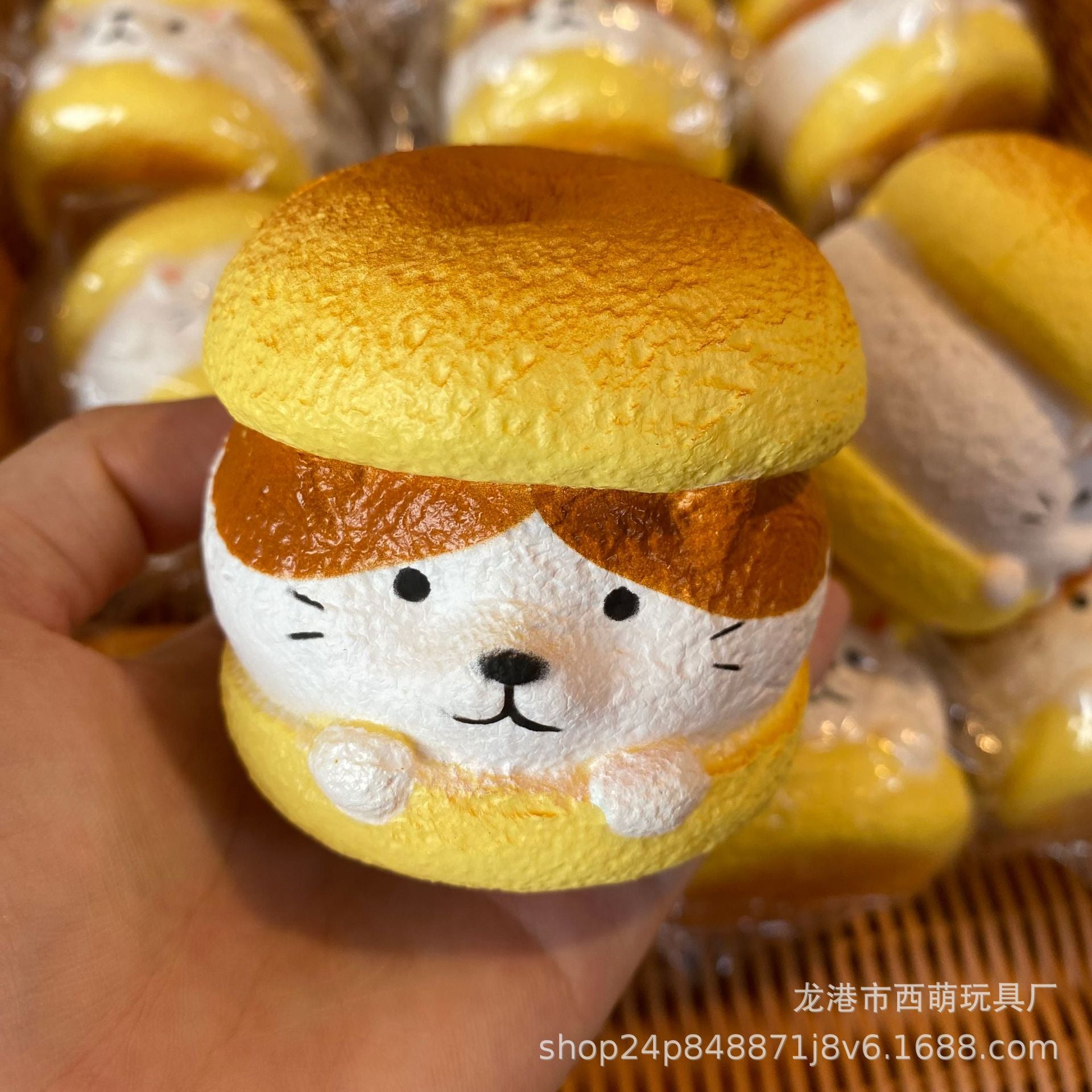 Slow Rising Dog, Cat & Bread Squishy Set — Kawaii Stress Relief Toys 🐾🍞