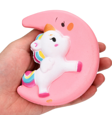 Slow Rising Cake & Unicorn Squishy Toy — Kawaii Stress Relief Set 🦄🎂