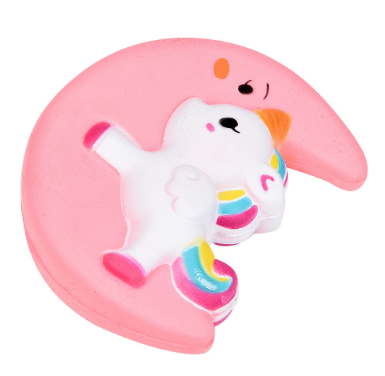 Slow Rising Cake & Unicorn Squishy Toy — Kawaii Stress Relief Set 🦄🎂