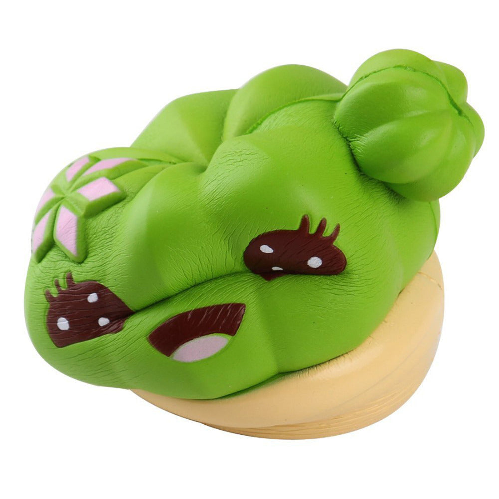 Kawaii Cactus Squishy Stress Toy — Slow Rising PU Fidget 🌵