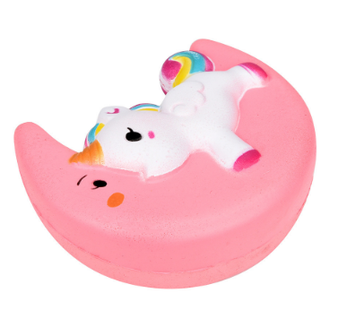 Slow Rising Cake & Unicorn Squishy Toy — Kawaii Stress Relief Set 🦄🎂