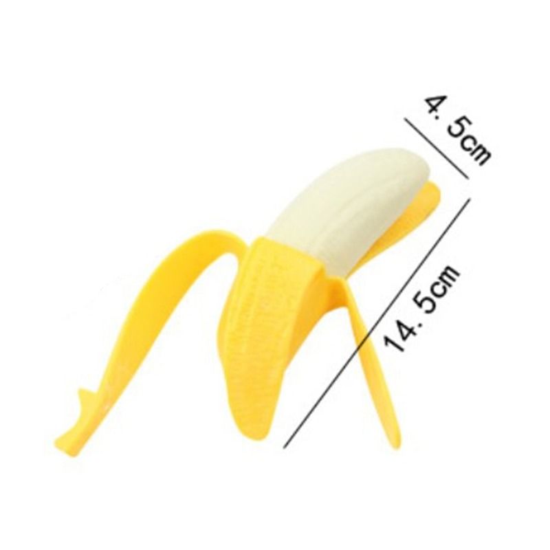 Cute Banana Squishy Stress Toy for Kids — Slow Rising Fidget 🍌