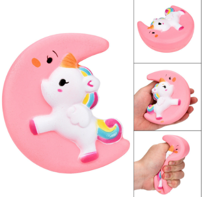 Slow Rising Cake & Unicorn Squishy Toy — Kawaii Stress Relief Set 🦄🎂
