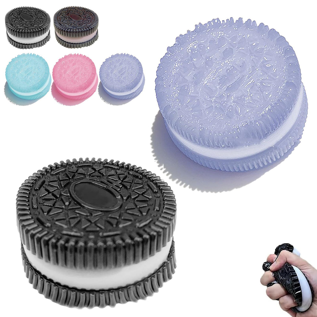Taba Squishy Biscuit Stress Ball — Kawaii PVC Fidget Toy 🍪